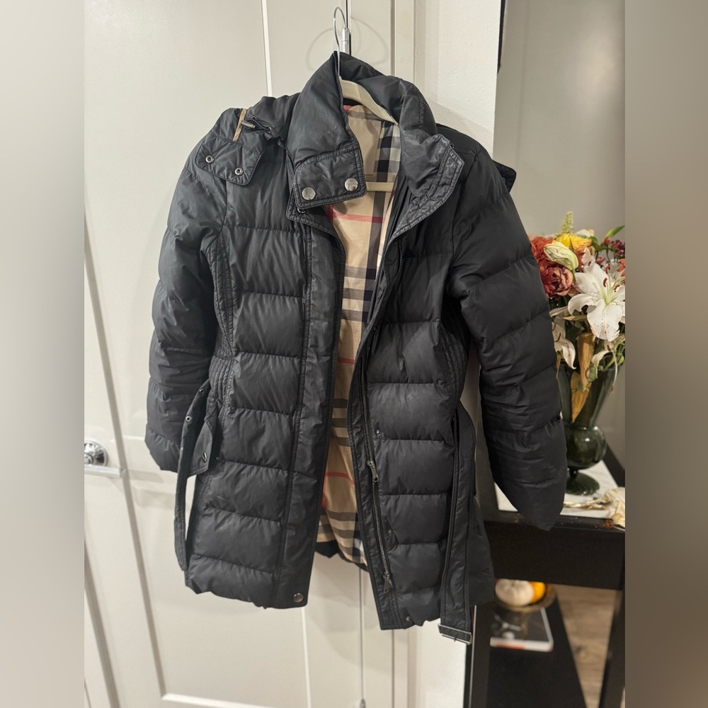 Burberry Beige and Red Plaid Lining